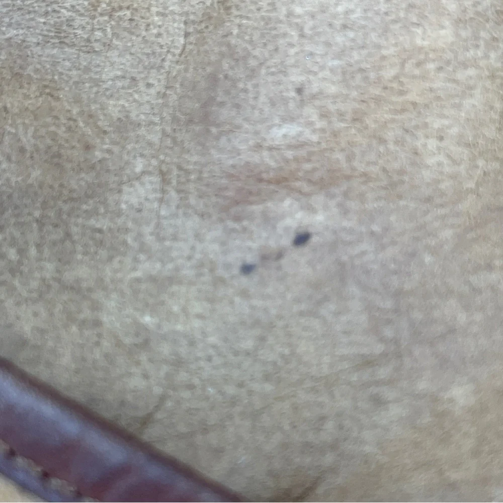 RARE Vintage Ralph Lauren Heritage Leather Field Satchel Tote – Distressed Tan - Picture 14 of 15